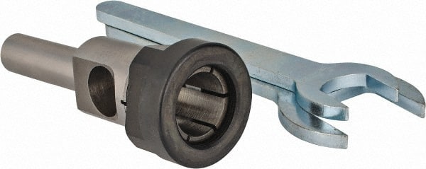Procunier - 3/4" Straight Shank Diam Tapping Chuck/Holder - 1/4 to 1-1/8" Tap Capacity, 3-1/8" Projection - Exact Tooling