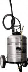 Chapin - 6 Gal Cart Sprayer - Stainless Steel Tank, Industrial Cart Sprayer - Exact Tooling
