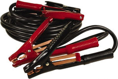 Associated Equipment - 20 Ft. Long, 500 Amperage Rating, Heavy Duty Booster Cable - Black & Red, 4 AWG Wire Guage - Exact Tooling