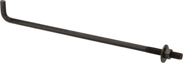 Value Collection - 3/4-10, 24" OAL Bent Anchor Bolt - Grade 2 Steel - Exact Tooling