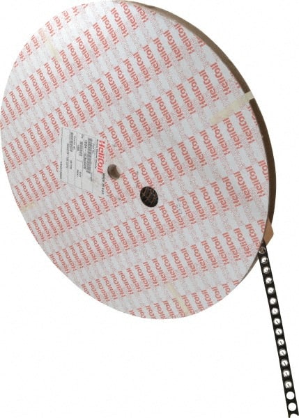 Heli-Coil - M6x1.00 Metric Coarse, 9mm OAL, Free Running Helical Insert - 6-3/4 Free Coils, Tanged, 304 Stainless Steel, 1-1/2D Insert Length - Exact Tooling