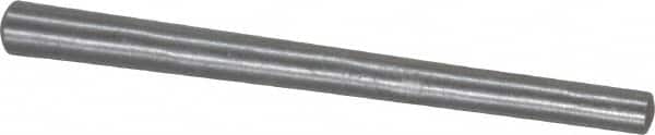Value Collection - Size 4/0, 0.083" Small End Diam, 0.109" Large End Diam, Uncoated Steel Taper Pin - Grade C-12L14, 1-1/4" OAL, 1-1/4 Pin Length - Exact Tooling