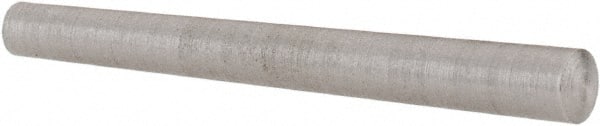 Value Collection - Size 0, 0.1248" Small End Diam, 0.156" Large End Diam, Uncoated Steel Taper Pin - Grade C-12L14, 1-1/2" OAL, 1-1/2 Pin Length - Exact Tooling