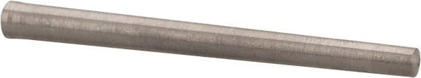 Value Collection - Size 1, 0.1304" Small End Diam, 0.172" Large End Diam, Uncoated Steel Taper Pin - Grade C-12L14, 2" OAL, 2 Pin Length - Exact Tooling