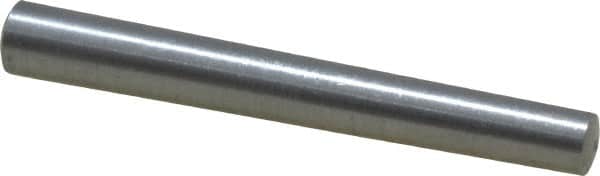 Value Collection - Size 3, 0.1826" Small End Diam, 0.219" Large End Diam, Uncoated Steel Taper Pin - Grade C-12L14, 1-3/4" OAL, 1-3/4 Pin Length - Exact Tooling
