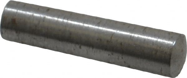 Value Collection - Size 4, 0.2292" Small End Diam, 0.25" Large End Diam, Uncoated Steel Taper Pin - Grade C-12L14, 1" OAL, 1 Pin Length - Exact Tooling
