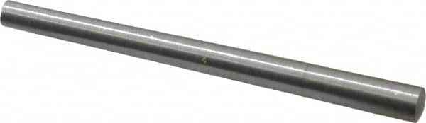 Value Collection - Size 4, 0.1876" Small End Diam, 0.25" Large End Diam, Uncoated Steel Taper Pin - Grade C-12L14, 3" OAL, 3 Pin Length - Exact Tooling