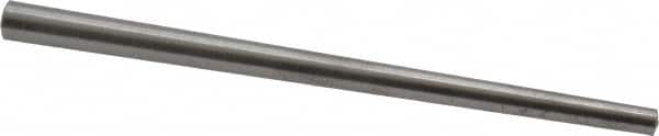 Value Collection - Size 4, 0.1668" Small End Diam, 0.25" Large End Diam, Uncoated Steel Taper Pin - Grade C-12L14, 4" OAL, 4 Pin Length - Exact Tooling