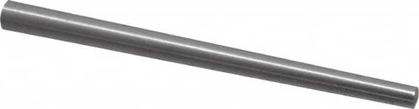 Value Collection - Size 5, 0.2058" Small End Diam, 0.289" Large End Diam, Uncoated Steel Taper Pin - Grade C-12L14, 4" OAL, 4 Pin Length - Exact Tooling