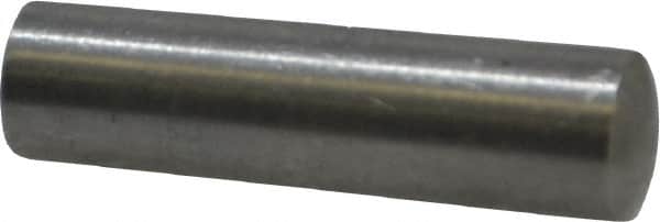 Value Collection - Size 6, 0.315" Small End Diam, 0.341" Large End Diam, Uncoated Steel Taper Pin - Grade C-12L14, 1-1/4" OAL, 1-1/4 Pin Length - Exact Tooling