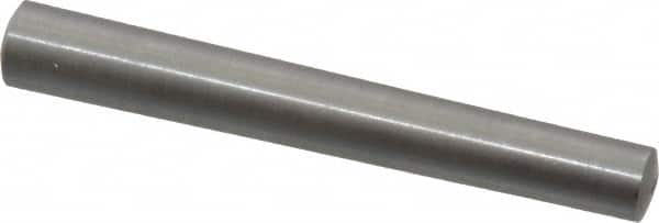 Value Collection - Size 6, 0.289" Small End Diam, 0.341" Large End Diam, Uncoated Steel Taper Pin - Grade C-12L14, 2-1/2" OAL, 2-1/2 Pin Length - Exact Tooling