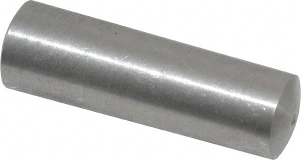 Value Collection - Size 7, 0.383" Small End Diam, 0.409" Large End Diam, Uncoated Steel Taper Pin - Grade C-12L14, 1-1/4" OAL, 1-1/4 Pin Length - Exact Tooling