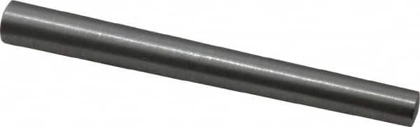 Value Collection - Size 8, 0.3984" Small End Diam, 0.492" Large End Diam, Uncoated Steel Taper Pin - Grade C-12L14, 4-1/2" OAL, 4-1/2 Pin Length - Exact Tooling