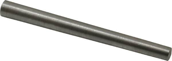 Value Collection - Size 8, 0.388" Small End Diam, 0.492" Large End Diam, Uncoated Steel Taper Pin - Grade C-12L14, 5" OAL, 5 Pin Length - Exact Tooling
