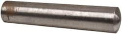 Value Collection - Size 9, 0.5338" Small End Diam, 0.591" Large End Diam, Uncoated Steel Taper Pin - Grade C-12L14, 2-3/4" OAL, 2-3/4 Pin Length - Exact Tooling