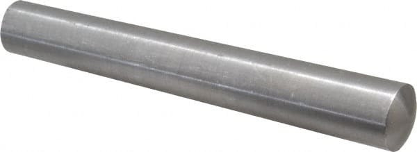 Value Collection - Size 9, 0.5078" Small End Diam, 0.591" Large End Diam, Uncoated Steel Taper Pin - Grade C-12L14, 4" OAL, 4 Pin Length - Exact Tooling