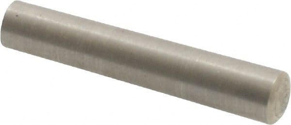 Value Collection - Size 2/0, 0.1254" Small End Diam, 0.141" Large End Diam, Passivated Stainless Steel Taper Pin - Grade 303, 18-8, 3/4" OAL, 3/4 Pin Length - Exact Tooling