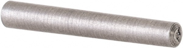 Value Collection - Size 2/0, 0.1202" Small End Diam, 0.141" Large End Diam, Passivated Stainless Steel Taper Pin - Grade 303, 18-8, 1" OAL, 1 Pin Length - Exact Tooling