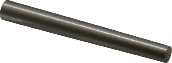 Value Collection - Size 5, 0.237" Small End Diam, 0.289" Large End Diam, Passivated Stainless Steel Taper Pin - Grade 303, 18-8, 2-1/2" OAL, 2-1/2 Pin Length - Exact Tooling