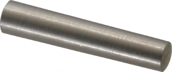 Value Collection - Size 7, 0.3674" Small End Diam, 0.409" Large End Diam, Passivated Stainless Steel Taper Pin - Grade 303, 18-8, 2" OAL, 2 Pin Length - Exact Tooling