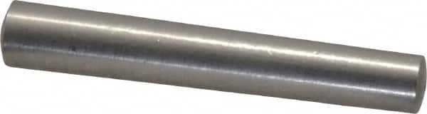 Value Collection - Size 7, 0.357" Small End Diam, 0.409" Large End Diam, Passivated Stainless Steel Taper Pin - Grade 303, 18-8, 2-1/2" OAL, 2-1/2 Pin Length - Exact Tooling