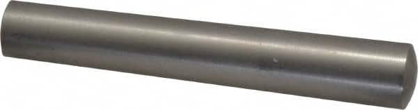 Value Collection - Size 8, 0.4296" Small End Diam, 0.492" Large End Diam, Passivated Stainless Steel Taper Pin - Grade 303, 18-8, 3" OAL, 3 Pin Length - Exact Tooling