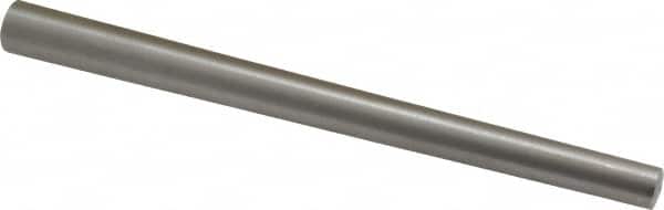 Value Collection - Size 8, 0.3672" Small End Diam, 0.492" Large End Diam, Passivated Stainless Steel Taper Pin - Grade 303, 18-8, 6" OAL, 6 Pin Length - Exact Tooling