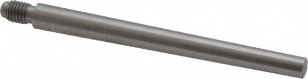 Value Collection - Size 5, 0.287" Large End Diam, Uncoated Steel 1/4-28 Threaded Taper Pin - Grade C-12L14, 3 Pin Length - Exact Tooling