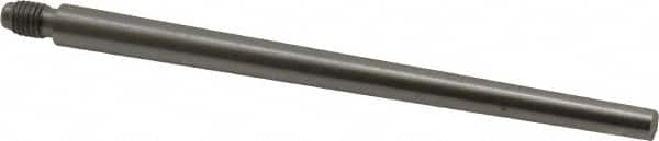 Value Collection - Size 5, 0.287" Large End Diam, Uncoated Steel 1/4-28 Threaded Taper Pin - Grade C-12L14, 4 Pin Length - Exact Tooling