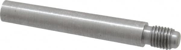 Value Collection - Size 6, 0.339" Large End Diam, Uncoated Steel 5/16-24 Threaded Taper Pin - Grade C-12L14, 2 Pin Length - Exact Tooling