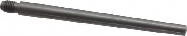 Value Collection - Size 6, 0.339" Large End Diam, Uncoated Steel 5/16-24 Threaded Taper Pin - Grade C-12L14, 4 Pin Length - Exact Tooling