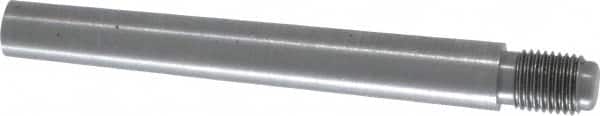 Value Collection - Size 7, 0.407" Large End Diam, Uncoated Steel 3/8-24 Threaded Taper Pin - Grade C-12L14, 3 Pin Length - Exact Tooling