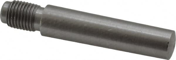 Value Collection - Size 8, 0.49" Large End Diam, Uncoated Steel 7/16-20 Threaded Taper Pin - Grade C-12L14, 2 Pin Length - Exact Tooling