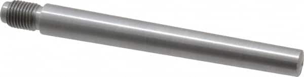 Value Collection - Size 8, 0.49" Large End Diam, Uncoated Steel 7/16-20 Threaded Taper Pin - Grade C-12L14, 4 Pin Length - Exact Tooling