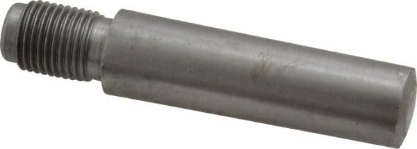 Value Collection - Size 9, 0.589" Large End Diam, Uncoated Steel 1/2-20 Threaded Taper Pin - Grade C-12L14, 2 Pin Length - Exact Tooling