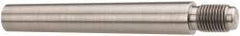 Value Collection - Size 9, 0.589" Large End Diam, Uncoated Steel 1/2-20 Threaded Taper Pin - Grade C-12L14, 3-1/2 Pin Length - Exact Tooling