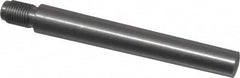 Value Collection - Size 9, 0.589" Large End Diam, Uncoated Steel 1/2-20 Threaded Taper Pin - Grade C-12L14, 4 Pin Length - Exact Tooling