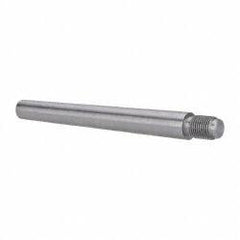Value Collection - Size 9, 0.589" Large End Diam, Uncoated Steel 1/2-20 Threaded Taper Pin - Grade C-12L14, 5 Pin Length - Exact Tooling
