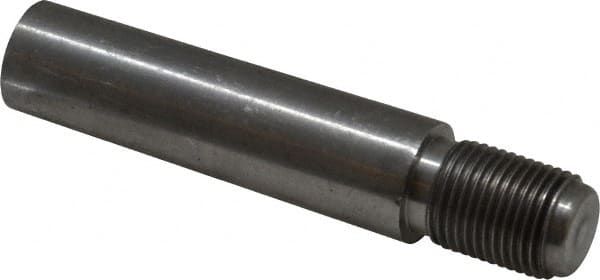 Value Collection - Size 10, 0.704" Large End Diam, Uncoated Steel 5/8-18 Threaded Taper Pin - Grade C-12L14, 2-1/2 Pin Length - Exact Tooling