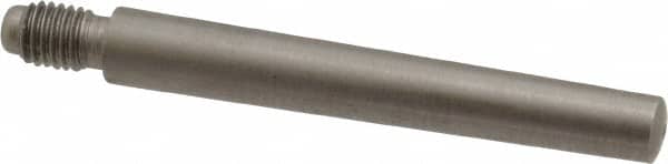 Value Collection - Size 5, 0.287" Large End Diam, Passivated Stainless Steel 1/4-28 Threaded Taper Pin - Grade 303, 18-8, 2 Pin Length - Exact Tooling