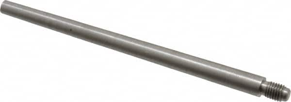 Value Collection - Size 5, 0.287" Large End Diam, Passivated Stainless Steel 1/4-28 Threaded Taper Pin - Grade 303, 18-8, 4 Pin Length - Exact Tooling