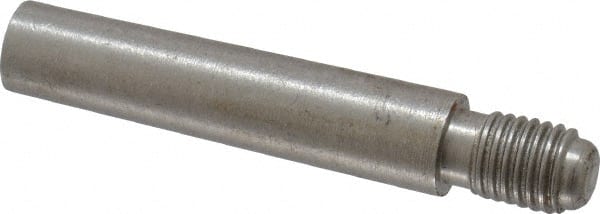 Value Collection - Size 6, 0.339" Large End Diam, Passivated Stainless Steel 5/16-24 Threaded Taper Pin - Grade 303, 18-8, 1-1/2 Pin Length - Exact Tooling