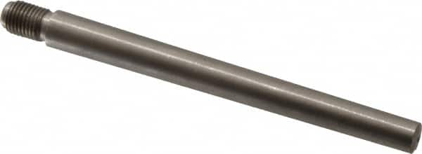 Value Collection - Size 7, 0.407" Large End Diam, Passivated Stainless Steel 3/8-24 Threaded Taper Pin - Grade 303, 18-8, 4 Pin Length - Exact Tooling