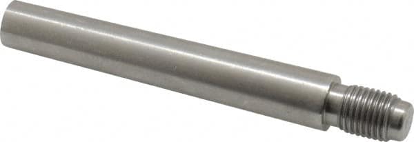 Value Collection - Size 8, 0.49" Large End Diam, Passivated Stainless Steel 7/16-20 Threaded Taper Pin - Grade 303, 18-8, 3 Pin Length - Exact Tooling