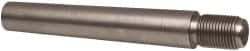 Value Collection - Size 10, 0.704" Large End Diam, Passivated Stainless Steel 5/8-18 Threaded Taper Pin - Grade 303, 18-8, 4 Pin Length - Exact Tooling