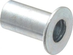 Value Collection - #8-32, 0.01 to 0.08" Grip, #2, Steel Standard Rivet Nut - Flat Head - Exact Tooling