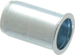 Value Collection - #10-32, 0.01 to 0.08" Grip, Steel Standard Rivet Nut - Drill Size Letter F, Expander Head - Exact Tooling