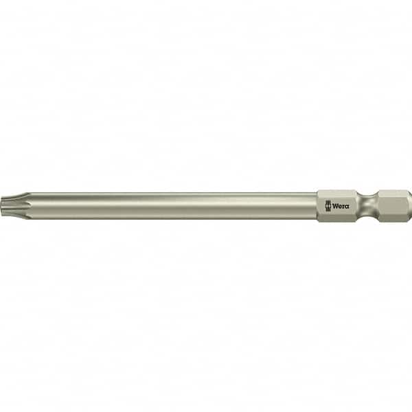 Wera - 1/4" Tamper Proof Torx Bit - 1/4" Drive, 89mm OAL - Exact Tooling