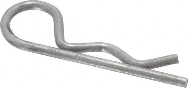 Made in USA - 5/16 to 3/8" Shaft Diam, 1-7/16" Long, 0.073" Wire Diam, Hair Pin Cotter - Exact Tooling