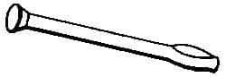Powers Fasteners - 3/16" Diam, 3/16" Drill, 2" OAL, 3-3/8" Min Embedment Split-Drive Concrete Anchor - Steel, Zinc-Plated Finish, Flat Head - Exact Tooling